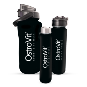 OstroVit Vízespalackok 2000 ml + 900 ml + 500 ml fekete